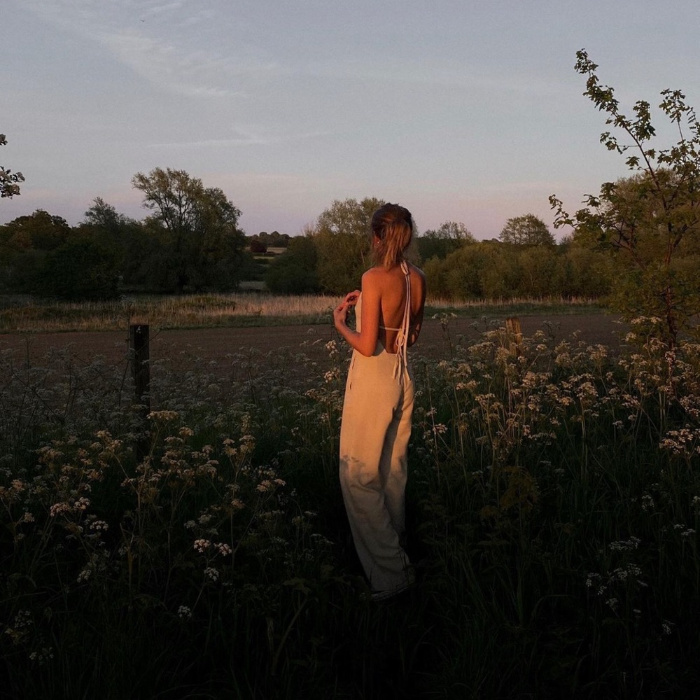 Club Monaco Backless Jumpsuit